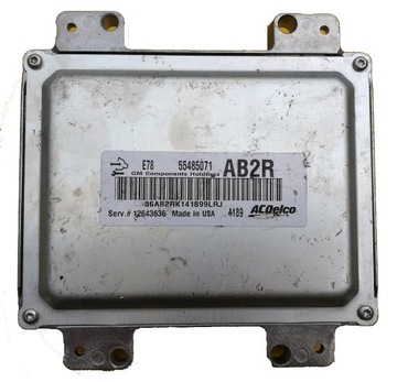 Ecu corsa aveo 1.2 55485071 ab2r в комплекте новый!, фото