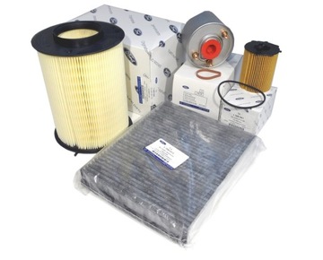 Ford focus 3 mk3 filter set 1.6 tdci original oil air fuel, фото