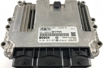Компьютер ecu ford 0281012487 8m5112a650ma 8yma, фото