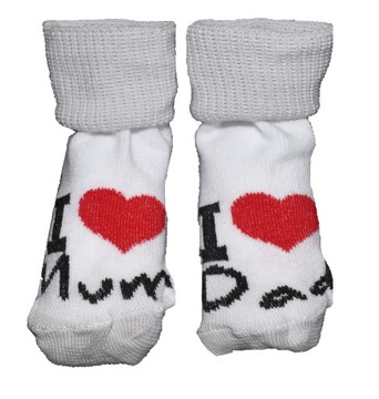 Носки 1 love mam dad 12-14 сантиметри.сессия wyprawka, фото