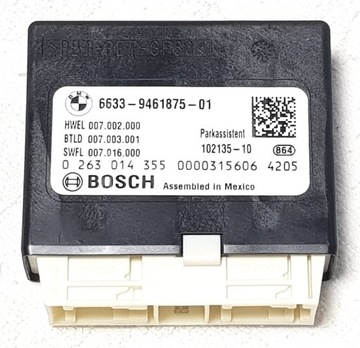 Bmw f20 f30 блок управления парктрониками - заводской новый - 9461875 0263014355, фото