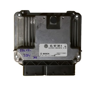Ecu vw passat 2. 0tdi 03l907309n 0281016374 в комплекте, фото