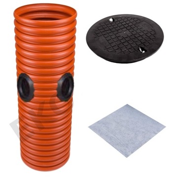 Hatch drainage fi400 -1, 5 m+ holes entrances, фото