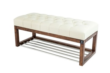 85 manufacturer sofa quilted ecru emra wood, фото