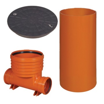 Hatch through 400/ 160 sewer set, фото