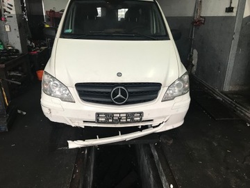 Mercedes w639 рестайлинг передок комплектный xenon led подсветка капот, фото