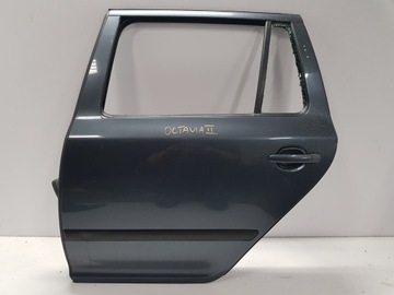 Skoda octavia 2 left rear door ass, фото