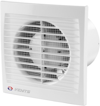 Вентилятор осьовий настінний vents 125 стандарт 180m3/ h сітка против комах, фото