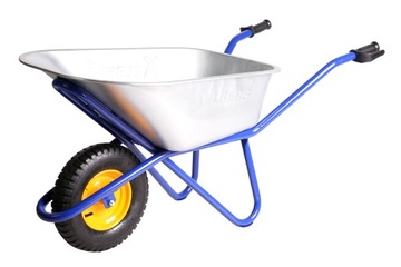 Wheelbarrow garden wheelbarrows sturdy 130l construction, фото