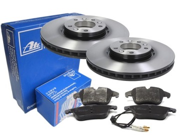 Disks+ pads ate front peugeot 407 508 304mm, фото