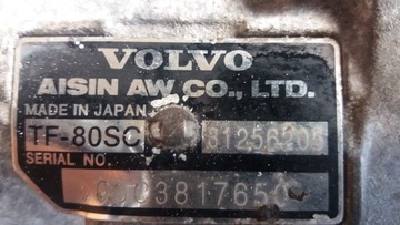 Коробка автомат volvo s80/ v70 tf-80sc 2, 4d 31256205, фото