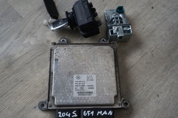 Mercedes w204 2. 2cdi ignition lock key 6519007401, фото