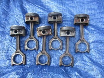 Поршень шатун bmw f10 e90 e65 e87 x3 f25 2.5 3.0, фото