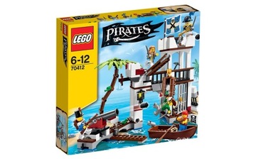 Оригинальное lego 70412 пираты - солдатская фортеця новое колодки идеальный состояние, фото