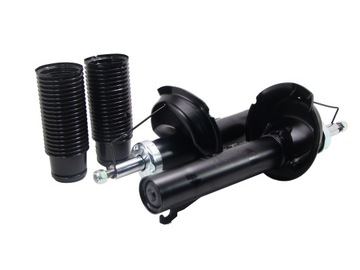 Shock absorbers x2 front+bumpers+protection ford transit connect, фото