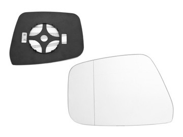 Nissan navara d40 navara 3 mirror element heated left, фото