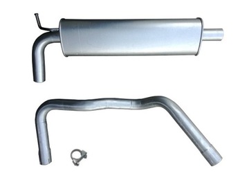 Seat leon 1.4 tsi 5f (from 2014 r.) shock absorber average direct flow! lattice!, фото