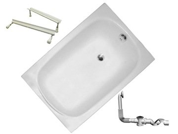 Poland trough polymath mini 110x70 centimeters + siphon, фото