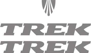 Trek gray substitute stickers on a bicycle set 3a - 1, фото