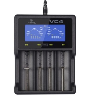 Зарядное устройство XTAR VC4 LCD Li-Ion Ni-Mh 18650 26650