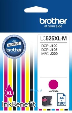 BROTHER LC525XL DCP-J100 DCP-J105 DCP-J200 пурпурный