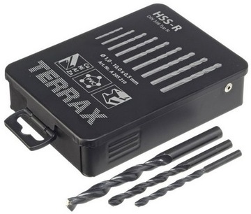 TERRAX A205210 набор сверл по металлу 19 шт HSS