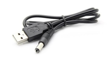 Кабель питания зарядное устройство USB - DC 5,5 мм 5V