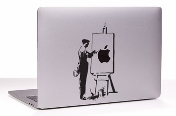 Наклейка для MacBook Apple MacBook Banksy мольберт