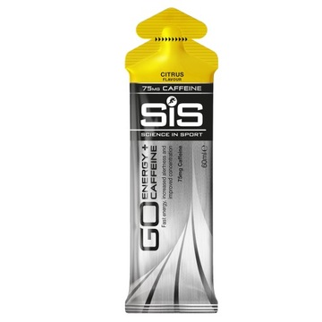 SIS GO + Caffeine Gel гель с кофеином - 60 мл цитрусовые