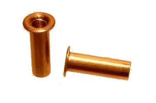 Fi 3x15mm трубчатые заклепки латунные экструдированные 20шт