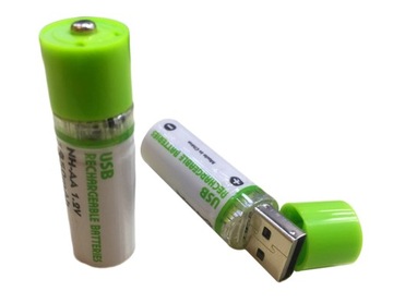 2 x 1450MAH USB аккумуляторная батарея AA
