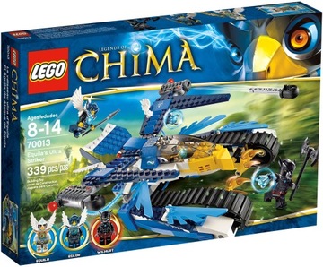 LEGO CHIMA 70013 EQUILA ОРЕЛ ЧОРНИЙ ВОВК-НОВИЙ !