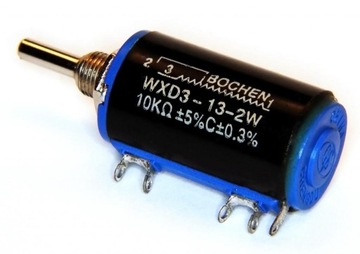 Линейный потенциометр 1K 2W 10obr
