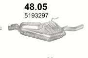SCHALLDÄMPFER ENDE SAAB 9-5 48.05