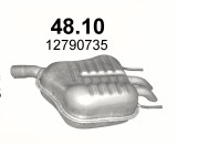 SCHALLDÄMPFER ENDE SAAB 9-3 48.10