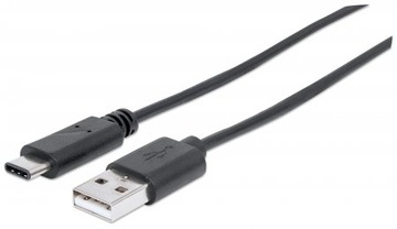 Кабель USB-USB-C Manhattan 354981 черный 3м