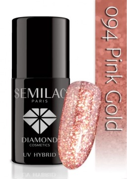 sla SEMILAC lakier hybrydowy 094 pink gold