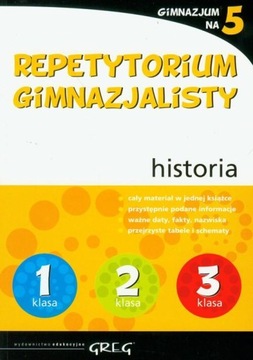 Repetytorium gimnazjalisty historia Agnieszka Chłosta-Sikorska