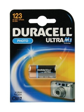 CR123A Батарея Duracell 3 В DL123A CR17345