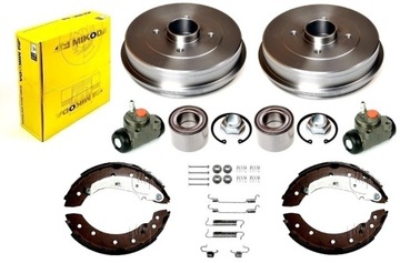 bębny szczęki łożyska cylinderki RENAULT CLIO II THALIA z ABS 203mm Lucas