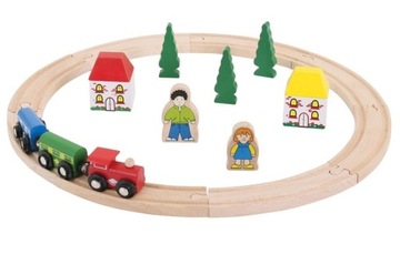 Bigjigs Toys: moja pierwsza kolejka set