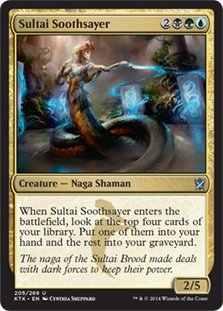 MTG 4x Sultai Soothsayer (Uncommon)
