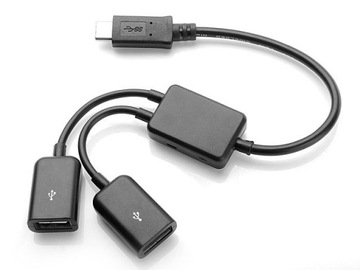 HUB OTG USB 3.1 USB-C Type C на 2 порта USB 2.0