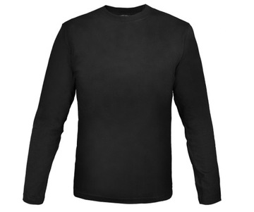 Koszulka z długim rękawem Mil-Tec T-shirt Bluzka Longsleeve Czarna 3XL