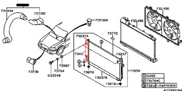 SUŠIČ CHLADIČŮ KLIMATIZACE SUBARU IMPREZA 2001-2007