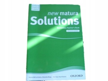 NEW MATURA SOLUTIONS elementary TEACHER'S BOOK