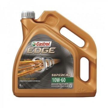 CASTROL EDGE SUPERCAR TITANIUM FST 10W60 4L