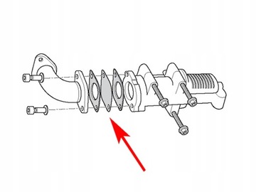 Пробка клапана EGR ALFA ROMEO 147 156 1,9 2,4 JTD