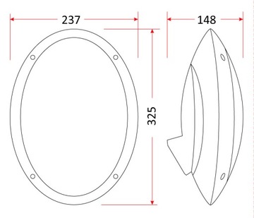 Садовый светильник WALL LAMP, уличный светильник черный