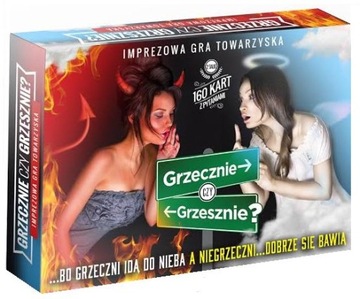 GRZECZNIE CZY GRZESZNIE - GRA IMPREZOWA TOWARZYSKA